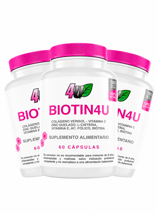 BIOTIN4U (PACK) 3 UNIDADES