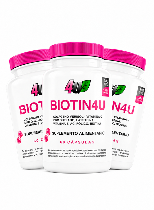 BIOTIN4U (PACK) 3 UNIDADES